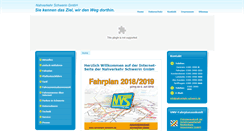 Desktop Screenshot of nahverkehr-schwerin.de