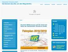 Tablet Screenshot of nahverkehr-schwerin.de